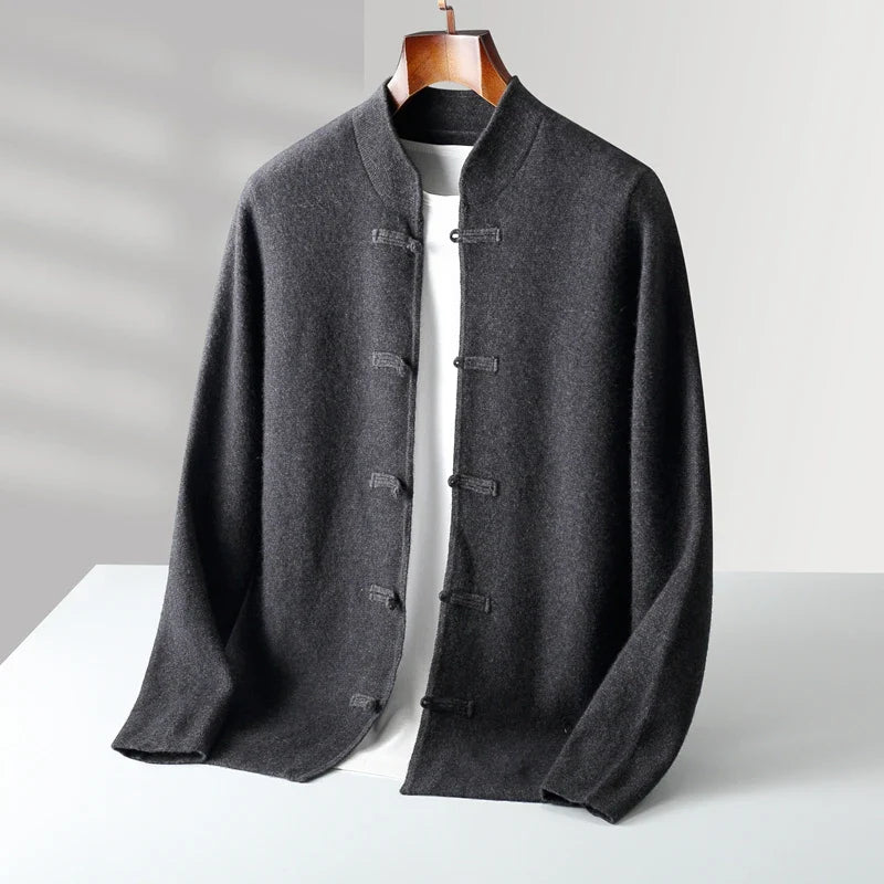 The Ashby Stand Collar Cardigan