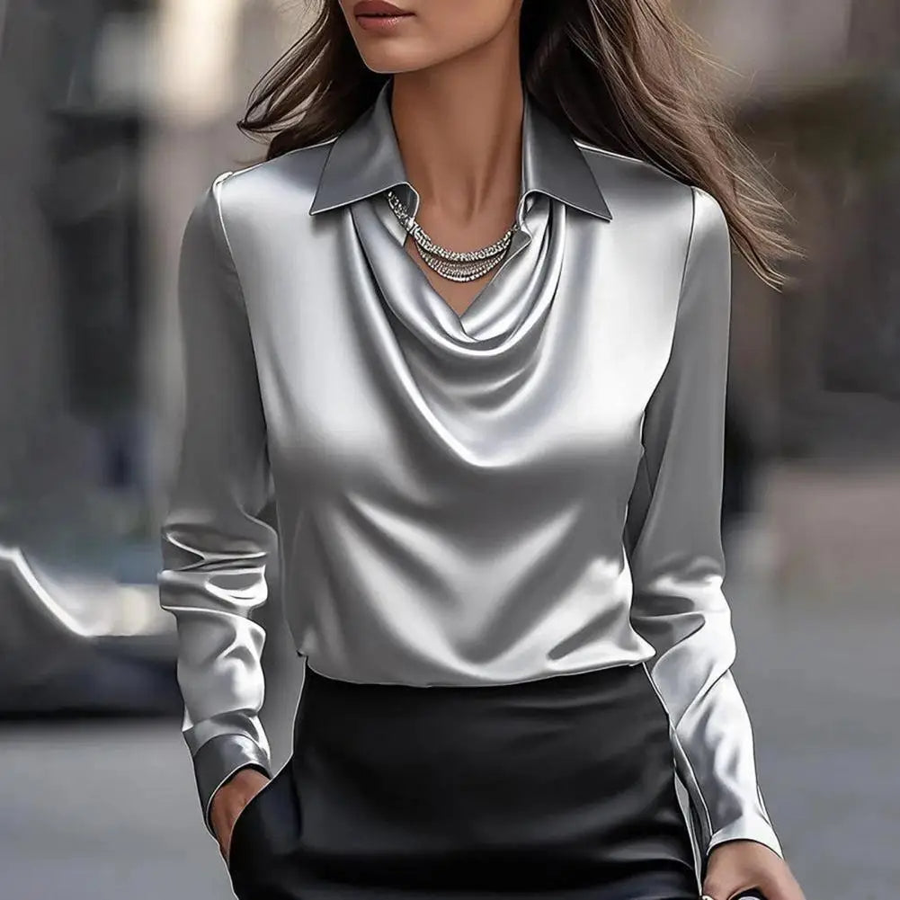 The Muse Satin Blouse
