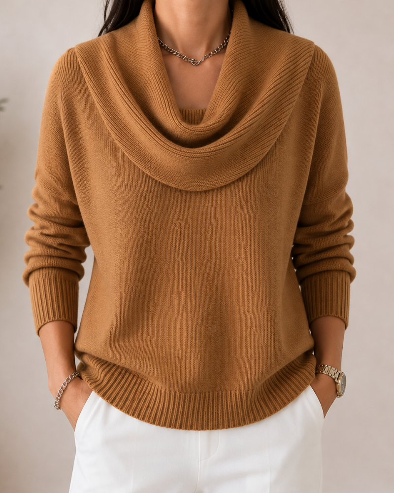 The Soft Cowl Neck Jumper