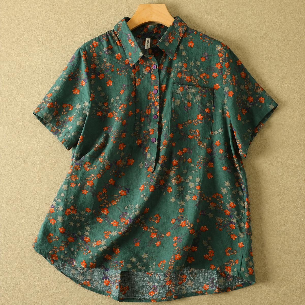 The Selby Cotton-Linen Blouse
