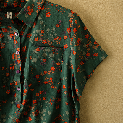 The Selby Cotton-Linen Blouse