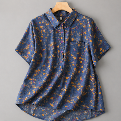 The Selby Cotton-Linen Blouse