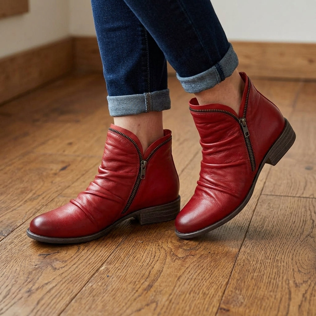 The Darcy Zip Ankle Boots