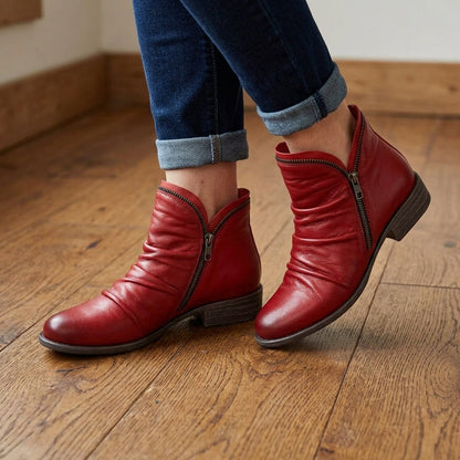 The Darcy Zip Ankle Boots