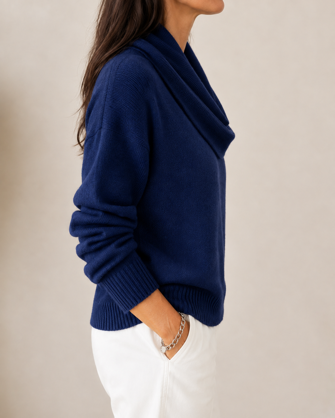The Soft Cowl Neck Jumper