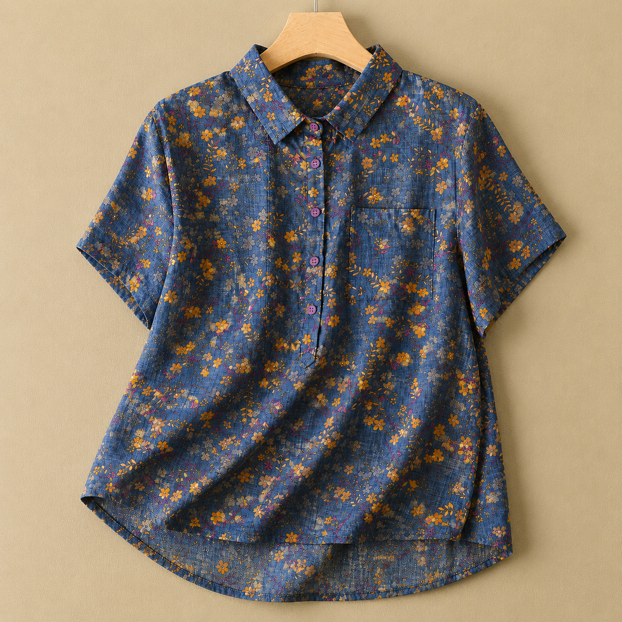 The Selby Cotton-Linen Blouse