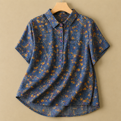 The Selby Cotton-Linen Blouse