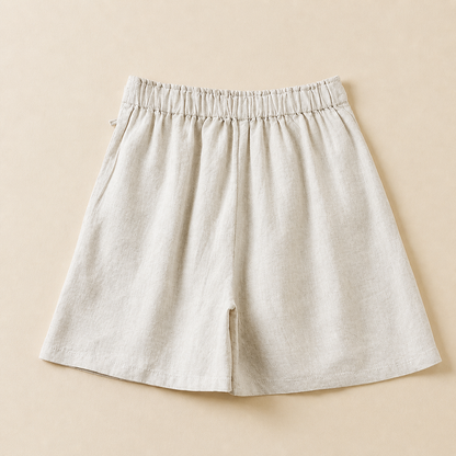 The Amara Linen Wrap Shorts
