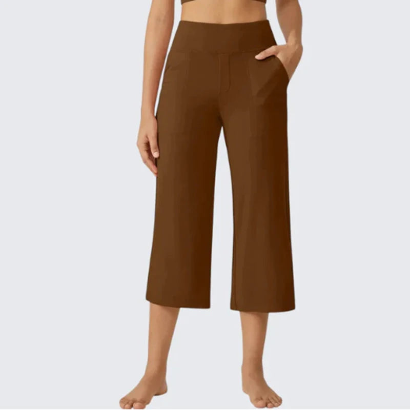 The Rowan Wide-Leg Cropped Trousers