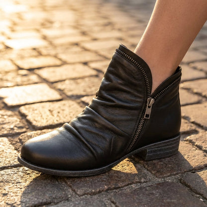 The Darcy Zip Ankle Boots