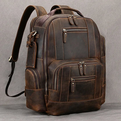 The Ashford Leather Travel Backpack