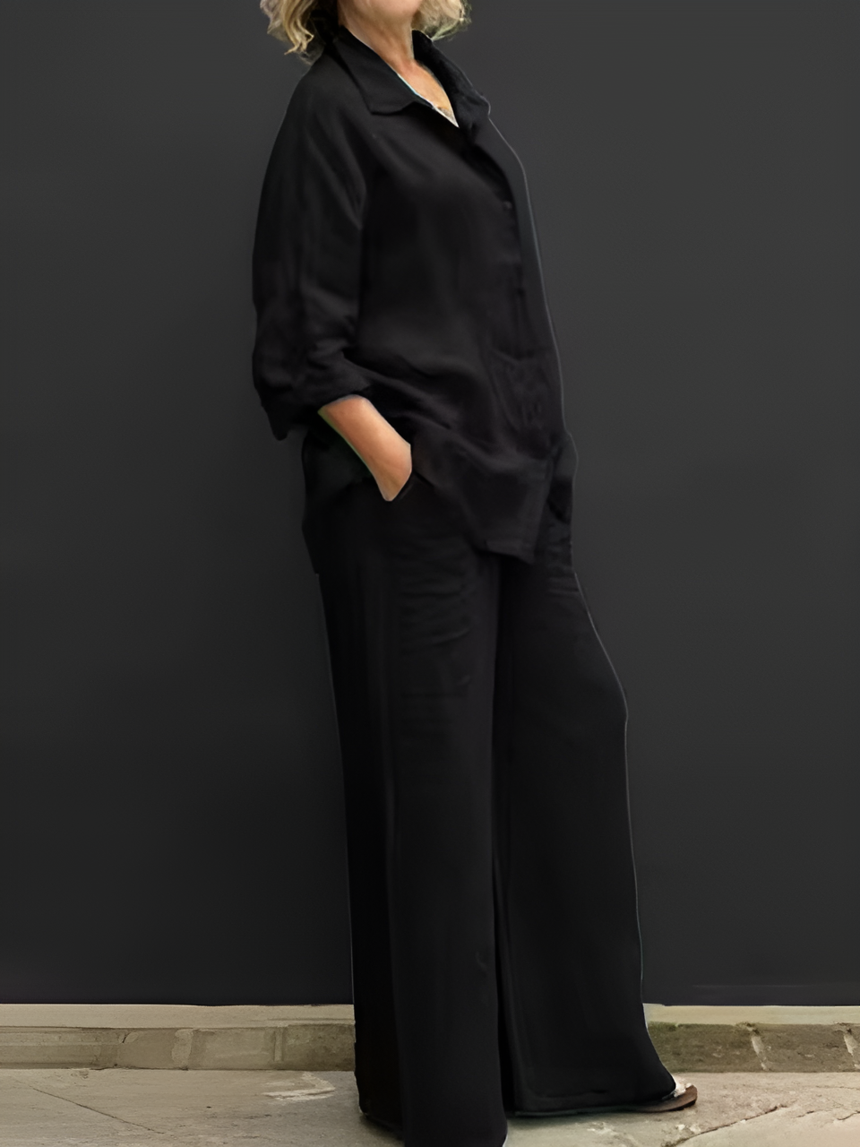 The Lara Linen Shirt Suit