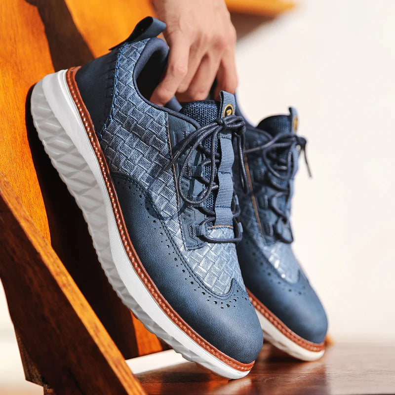 The Oxford Ridge Leather Sneakers