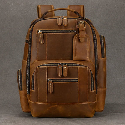 The Ashford Leather Travel Backpack