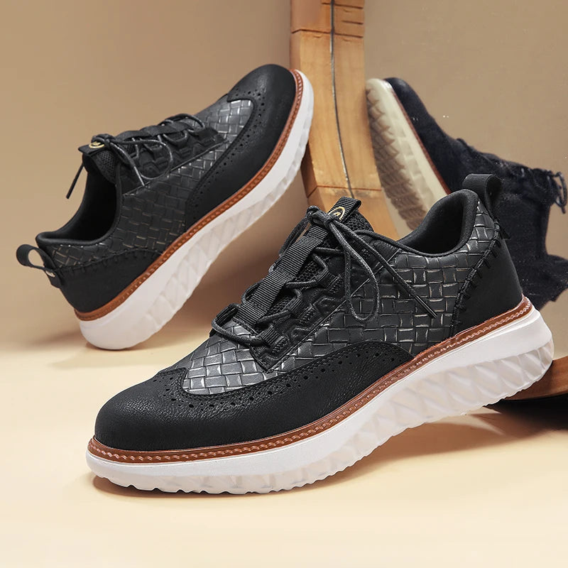 The Oxford Ridge Leather Sneakers