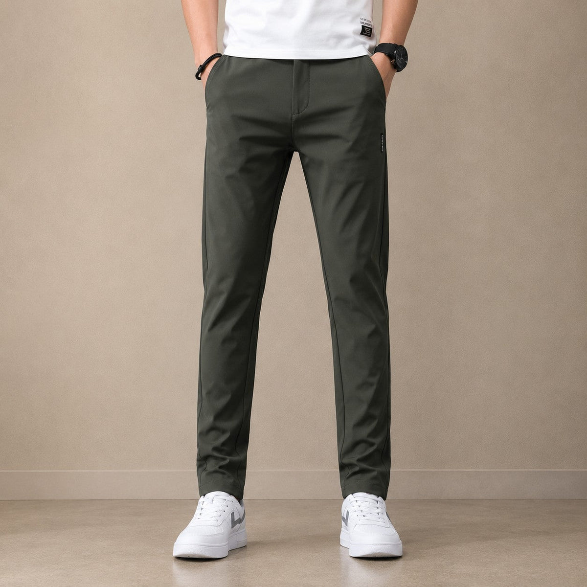 The Carver Slim Stretch Trousers