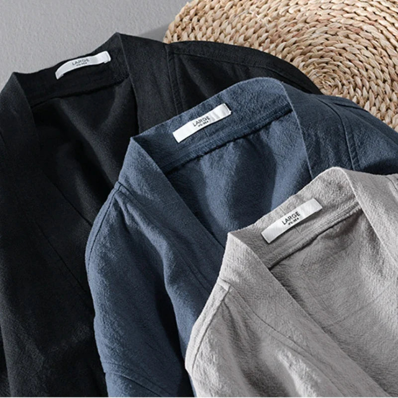 The Ren Ramie Cotton Blend Kimono