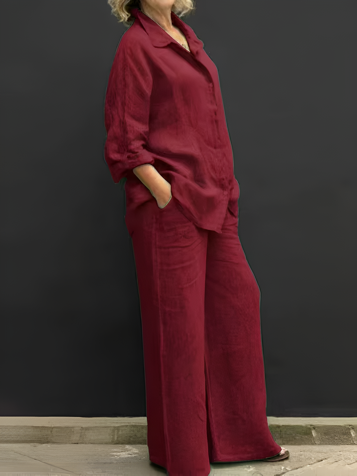 The Lara Linen Shirt Suit