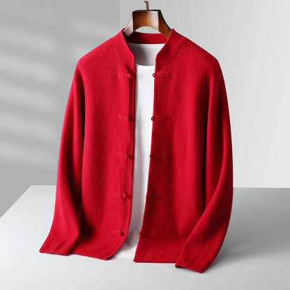 The Ashby Stand Collar Cardigan