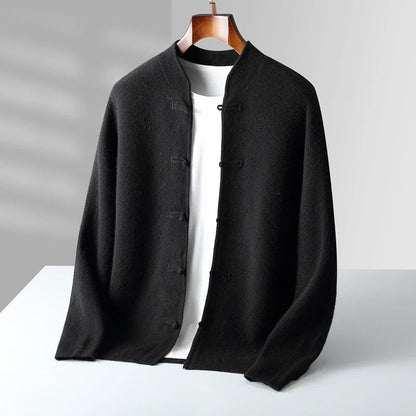 The Ashby Stand Collar Cardigan