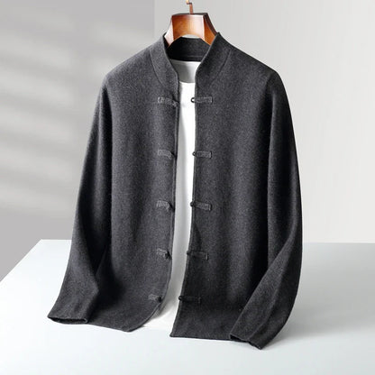 The Ashby Stand Collar Cardigan