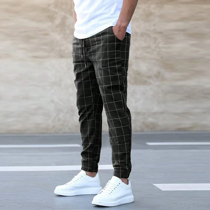 The Brixton Check Joggers