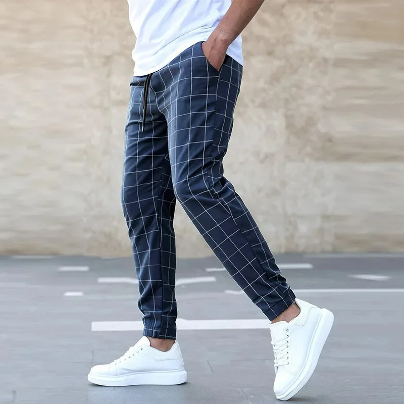 The Brixton Check Joggers