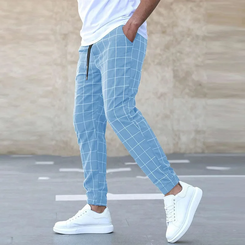 The Brixton Check Joggers