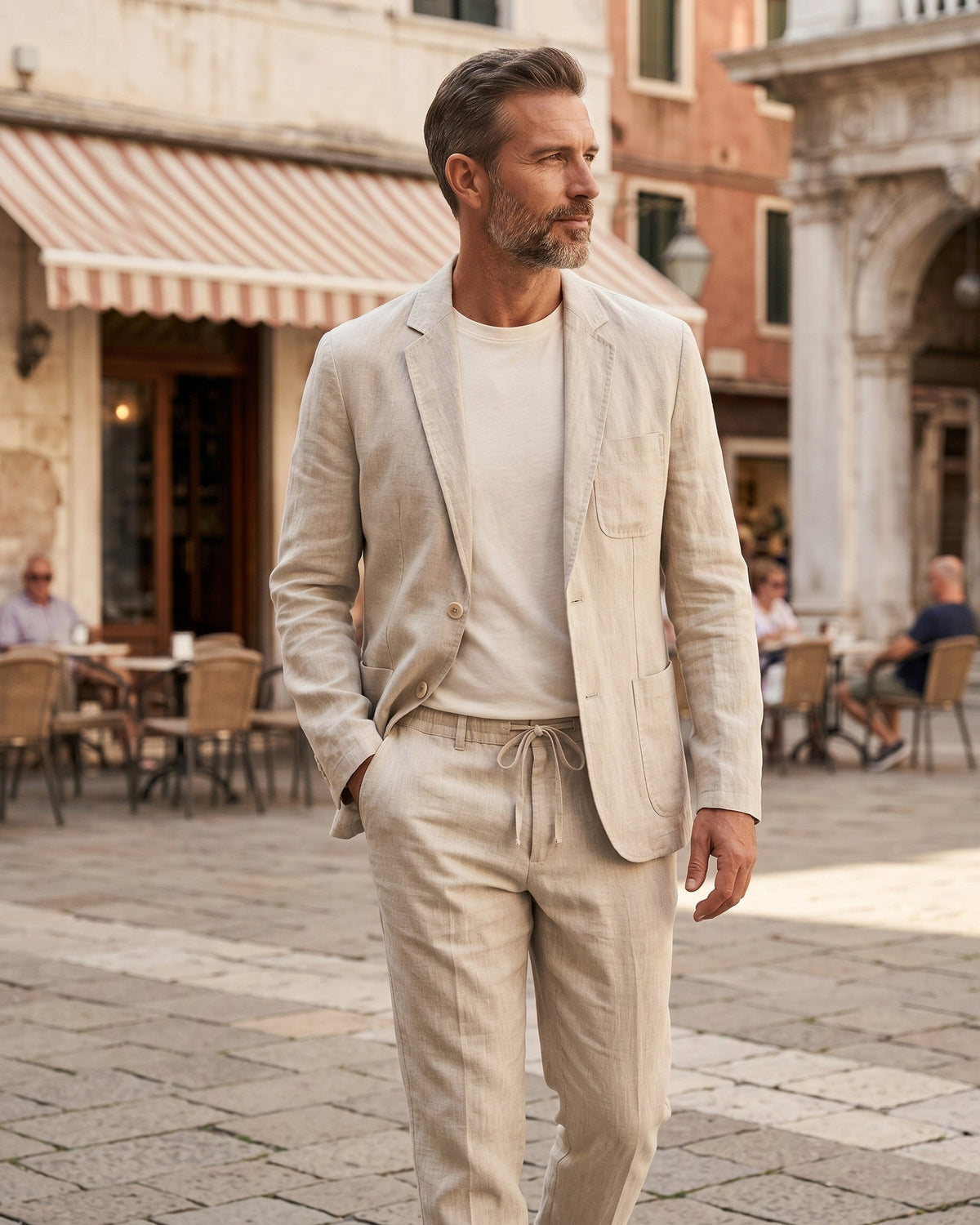 The Ravello Linen Suit Set