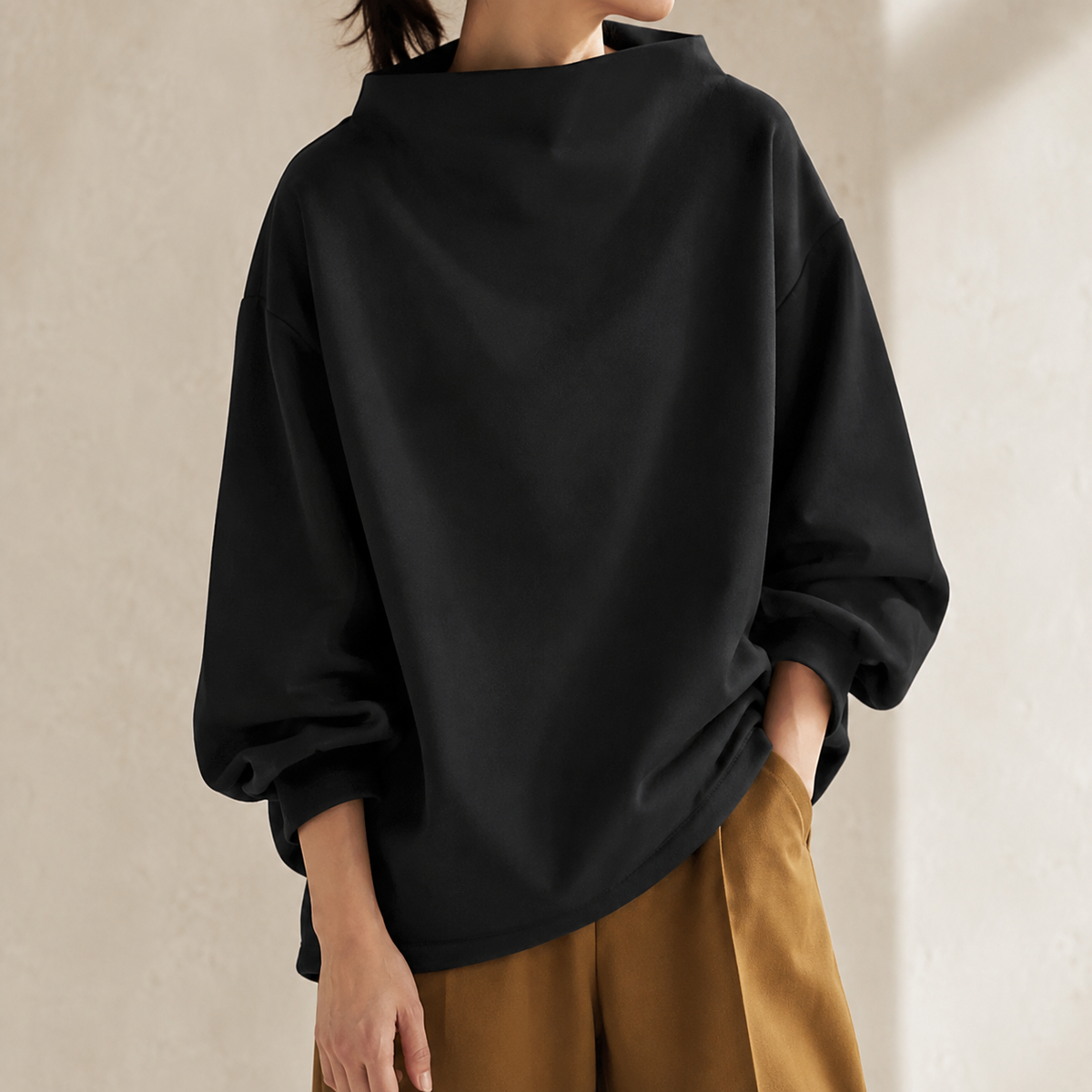 The Margaux Funnel Neck Sweater