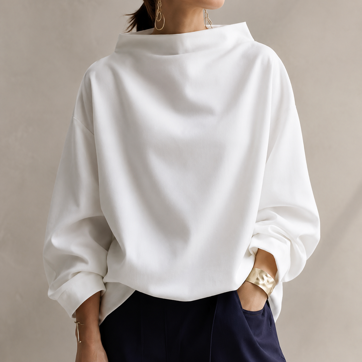 The Margaux Funnel Neck Sweater