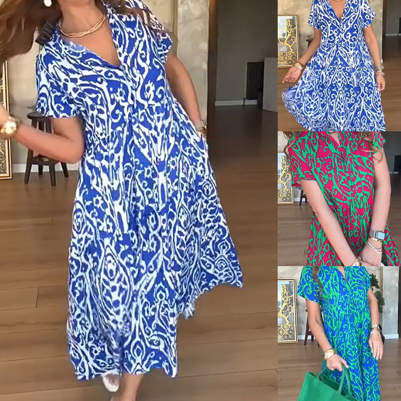 The Meadow Print Maxi Dress