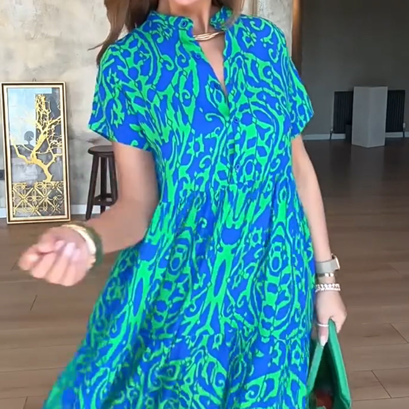 The Meadow Print Maxi Dress