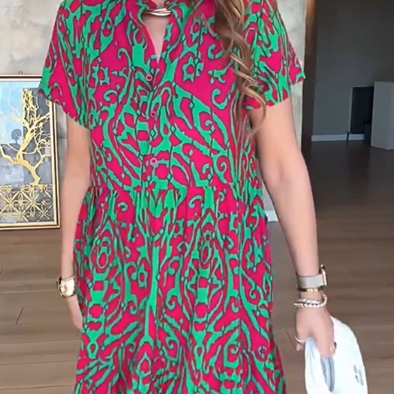 The Meadow Print Maxi Dress