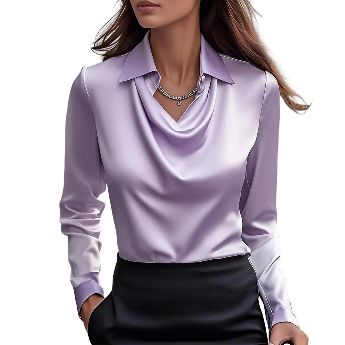 The Muse Satin Blouse