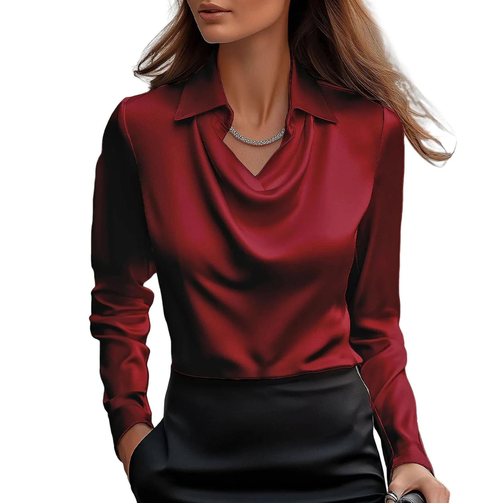 The Muse Satin Blouse