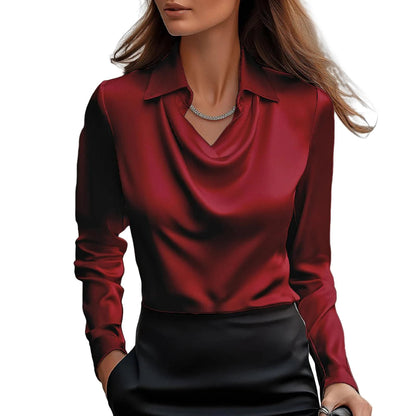 The Muse Satin Blouse