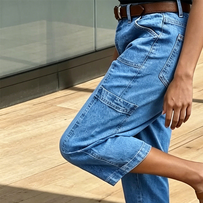 The Harlow Barrel Jeans