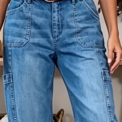 The Harlow Barrel Jeans