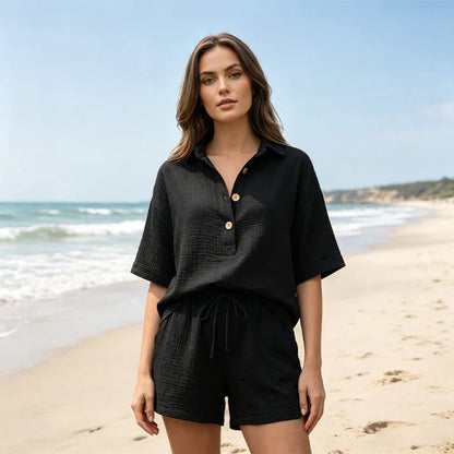 The Camden Button-Front Two-Piece Set