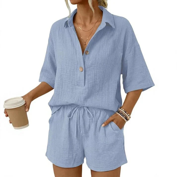 The Camden Button-Front Two-Piece Set