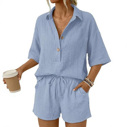 The Camden Button-Front Two-Piece Set
