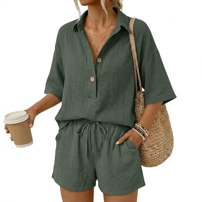 The Camden Button-Front Two-Piece Set