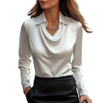 The Muse Satin Blouse